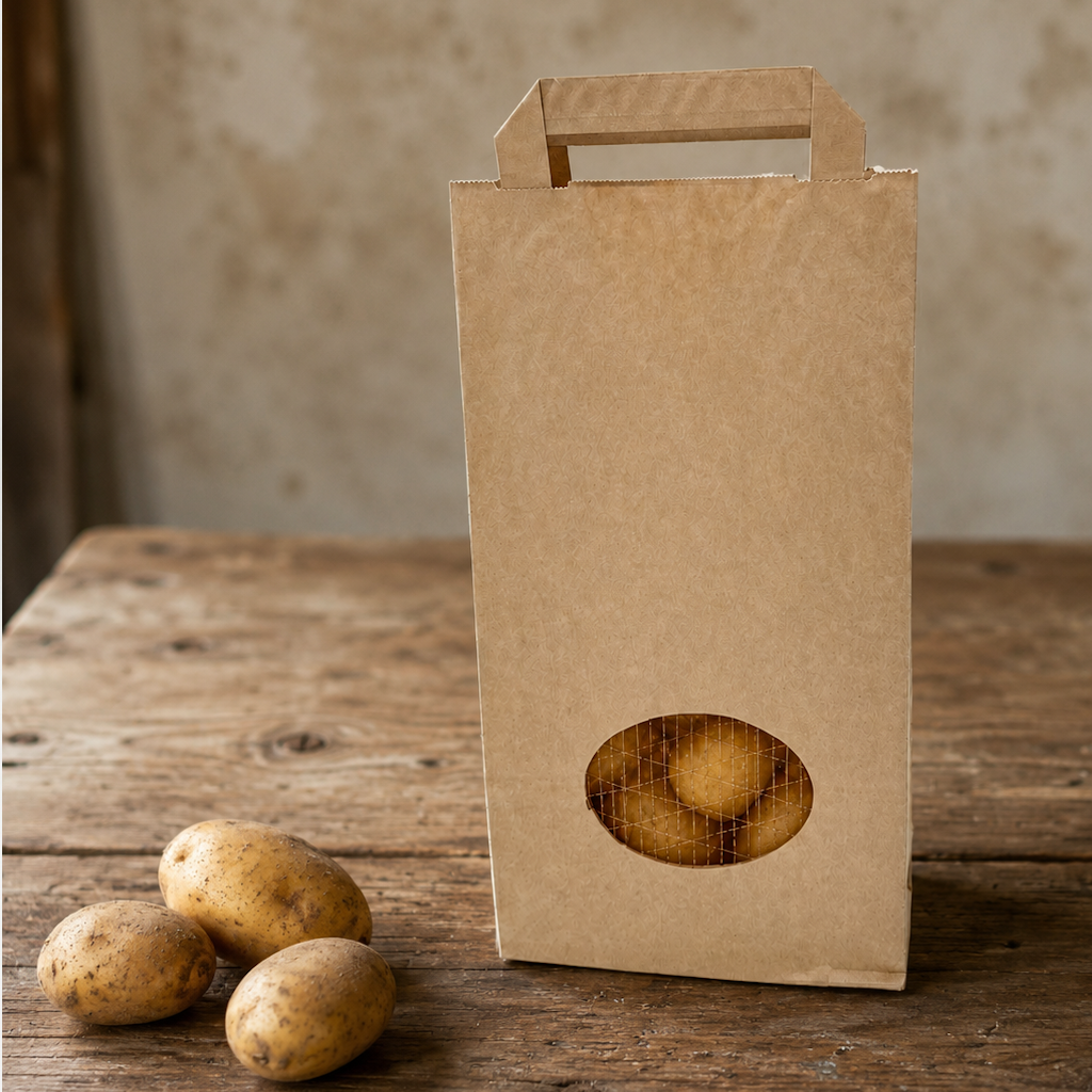 Comment emballer les pommes de terre ?