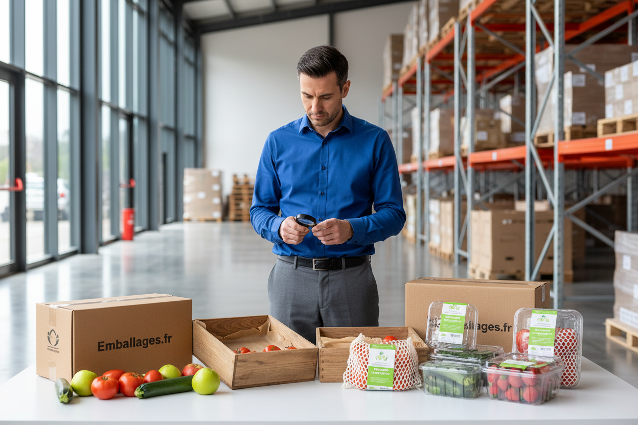Réglementation des emballages fruits et légumes en 2026 : ce qui change pour les professionnels