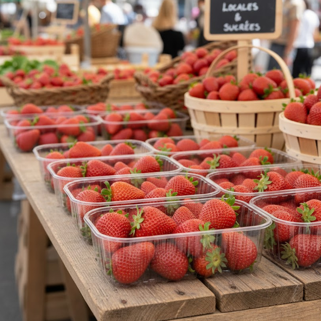 Barquettes pour fraises