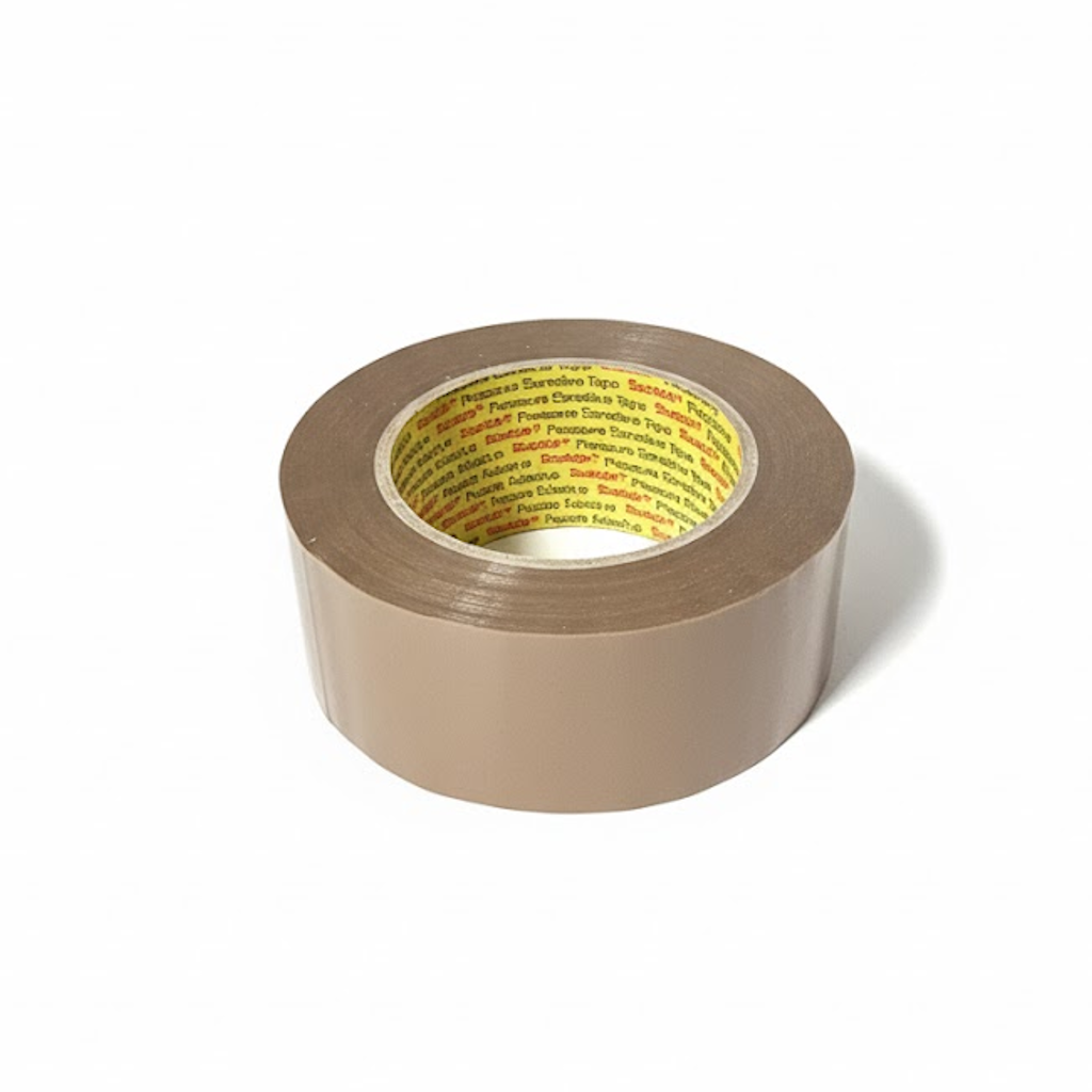 Présentation du produit Ruban Adhésif 65my silencieux havane 3M313 - 48mm x 100m sur fond neutre