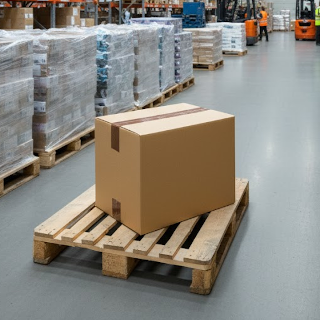 Présentation du colisage reçu pour le produit Ruban Adhésif 65my silencieux havane 3M313 - 48mm x 100m