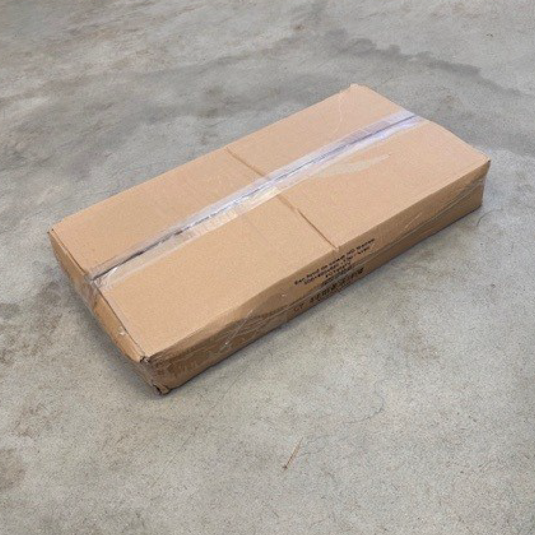 Carton complet de sac polybag fond de caisse plastique transparent pour colis 40x60