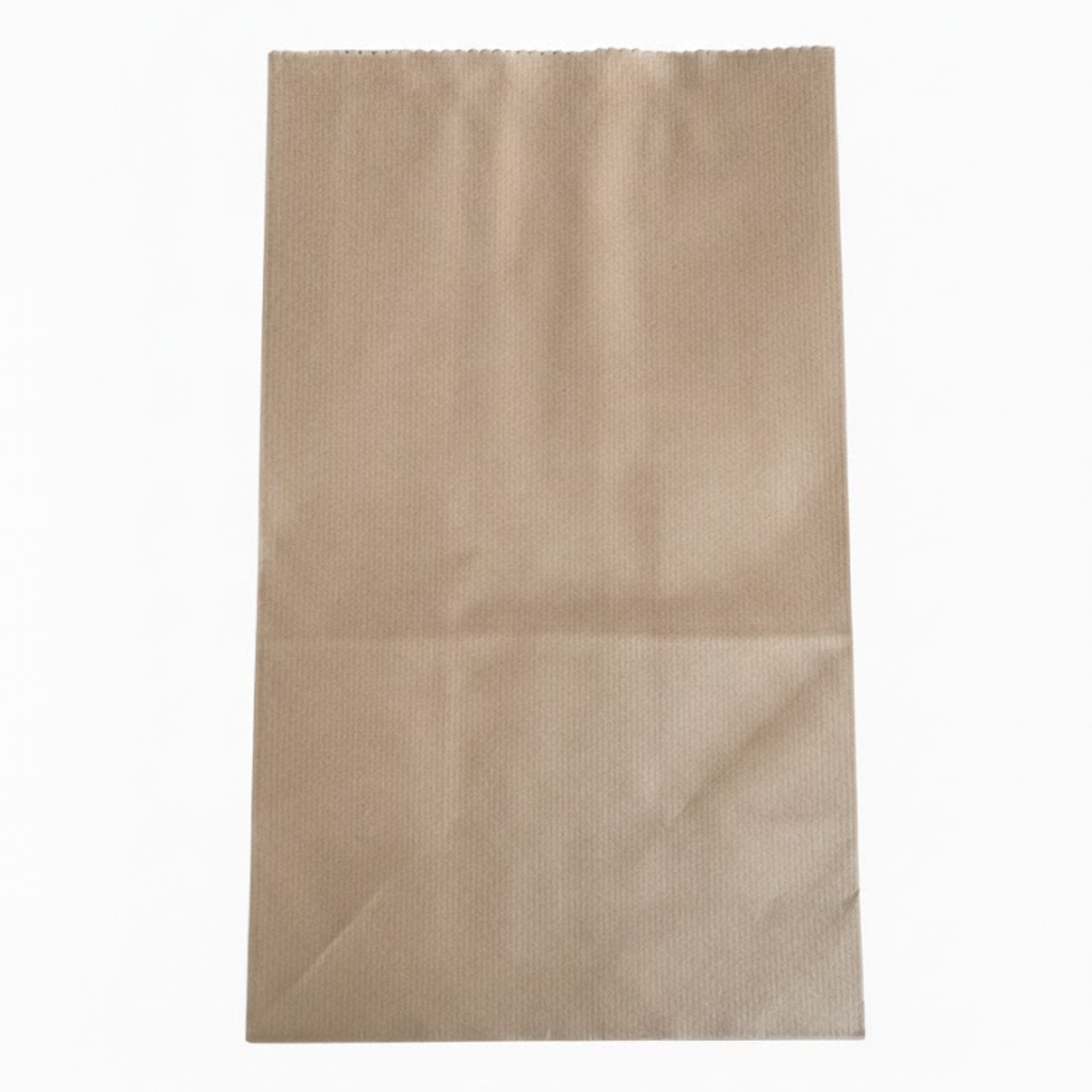 Photo d'un sac SOS brun 2 feuilles adapté pour 5kg de farine