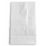 Photo de l'arrière d'un sac SOS blanc 2 feuilles adapté pour 5kg de farine