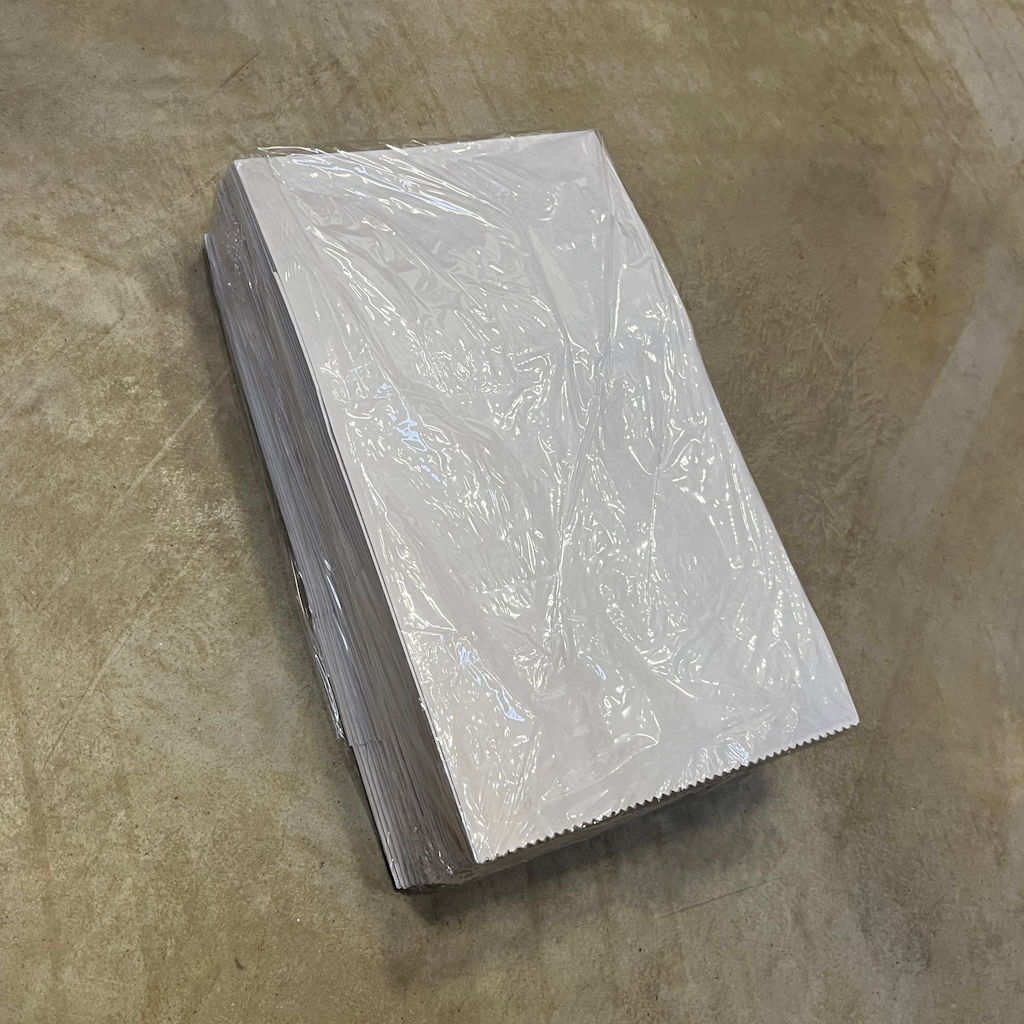 Paquet de sacs SOS blanc 2 feuilles adapté pour 5kg de farine