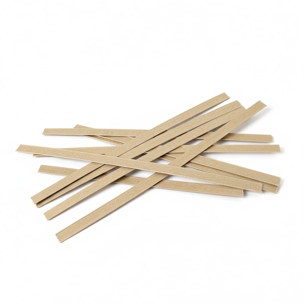 Présentation du produit Clipband 140x8 mm Kraft Brun sur fond neutre