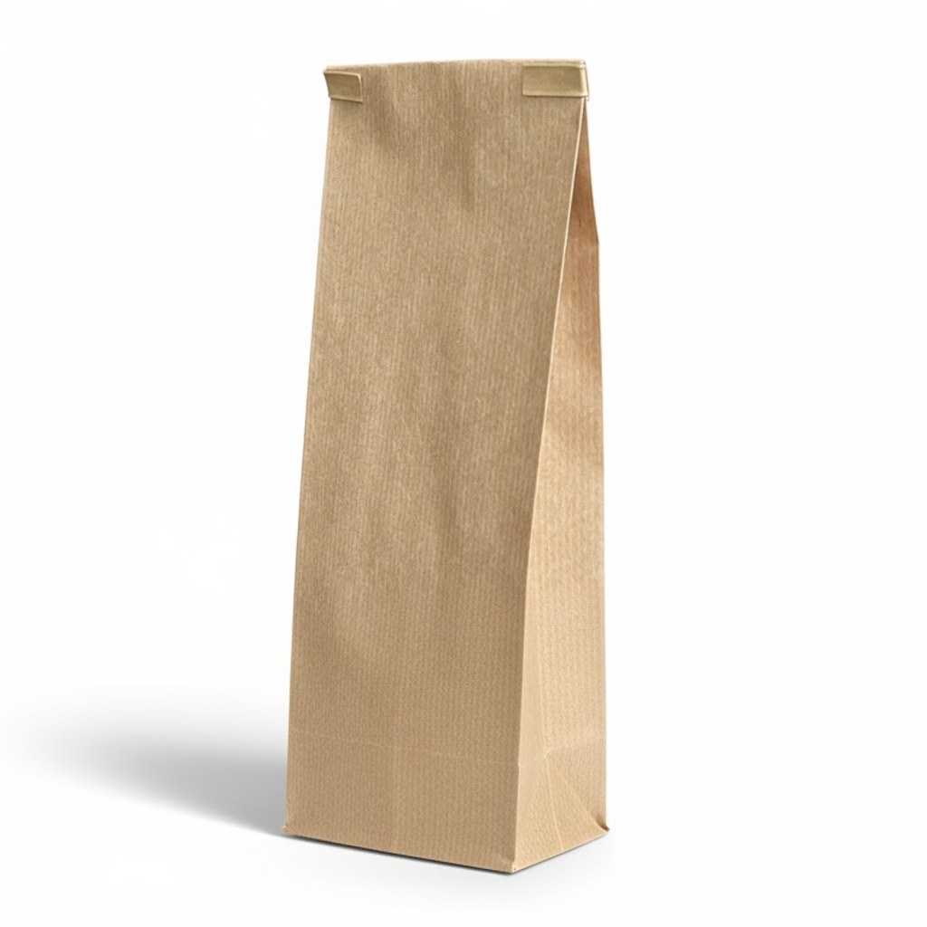 Démonstration de l'utilisation du produit Clipband 140x8 mm Kraft Brun sur fond neutre