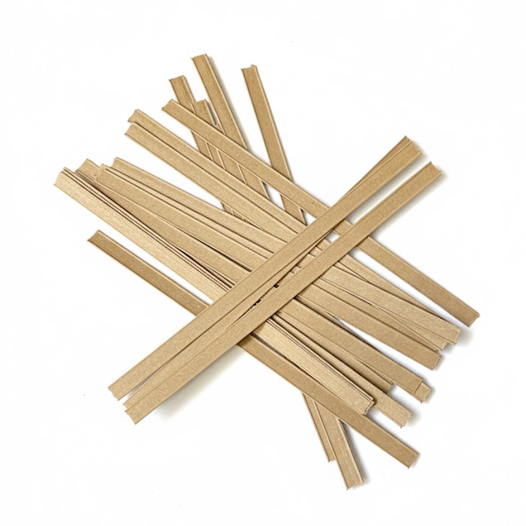 Présentation du produit Clipband 170x8 mm Kraft Brun sur fond neutre