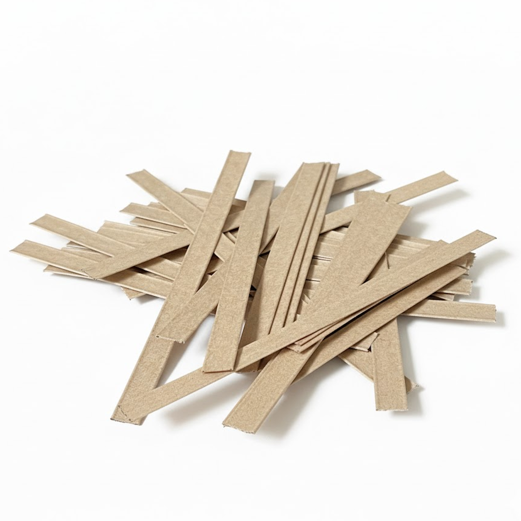 Présentation du produit Clipband 120x8mm Kraft Brun sur fond neutre