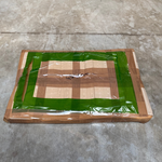 Présentation du colisage reçu pour le produit Coiffe à encoches 720x500 liseret Vert pour pltx 60x40