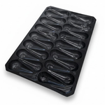 Présentation du produit Alvéole Poires Conférence 28F - 60x40cm sur fond neutre