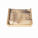 Démonstration de l'utilisation du produit Garniture Adhésive100% Kraft Alios 50g (Brun) 580X1280 - pour 60x40 sur fond neutre