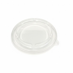 Présentation du produit Couvercle PET pour Pot Carton Kraft Brun Salade 1250ml sur fond neutre