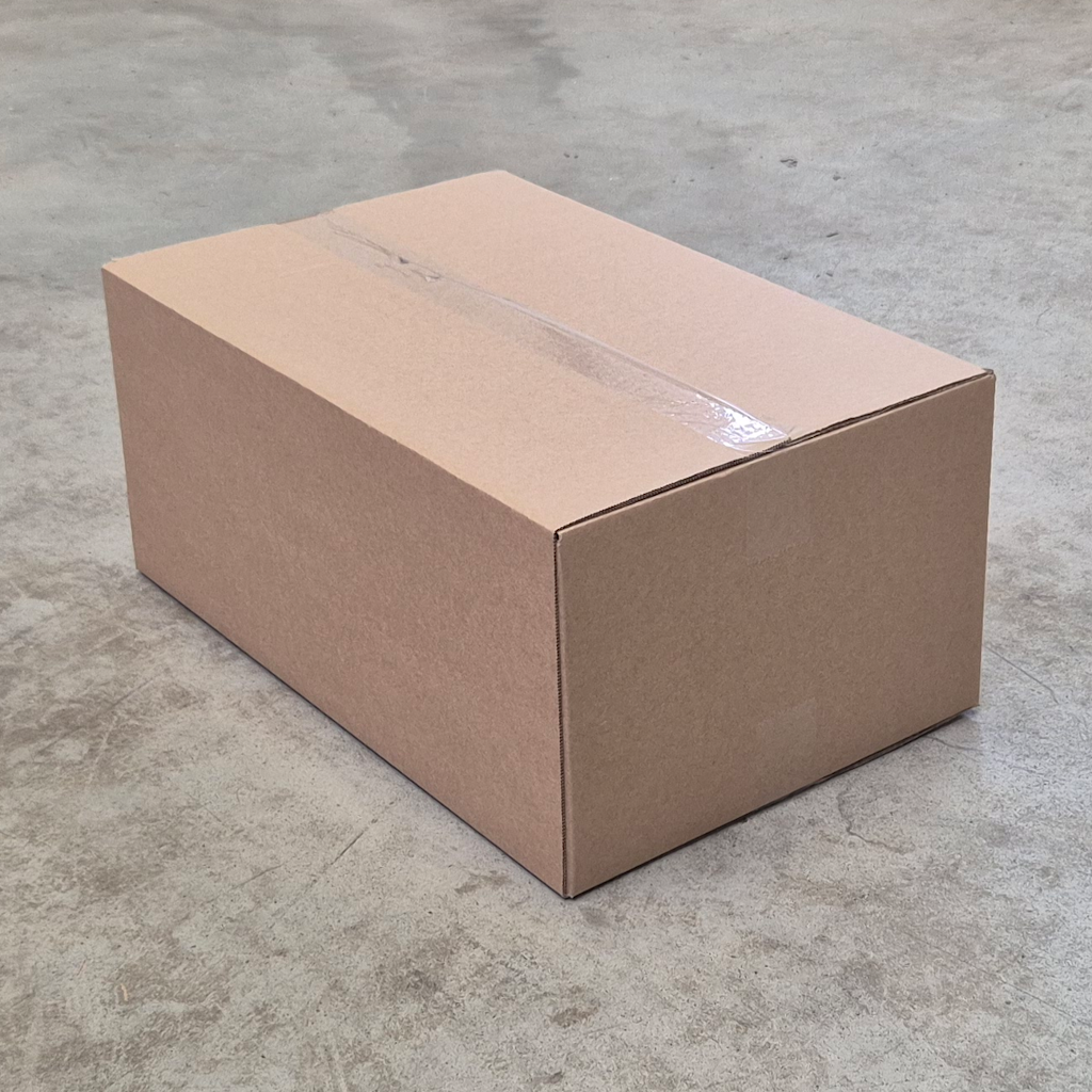 Présentation du colisage reçu pour le produit Sac Papier Fenêtre Filet Ecru 5kg