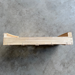 Présentation du colisage reçu pour le produit Plateau Bois 60x40 C68 H100