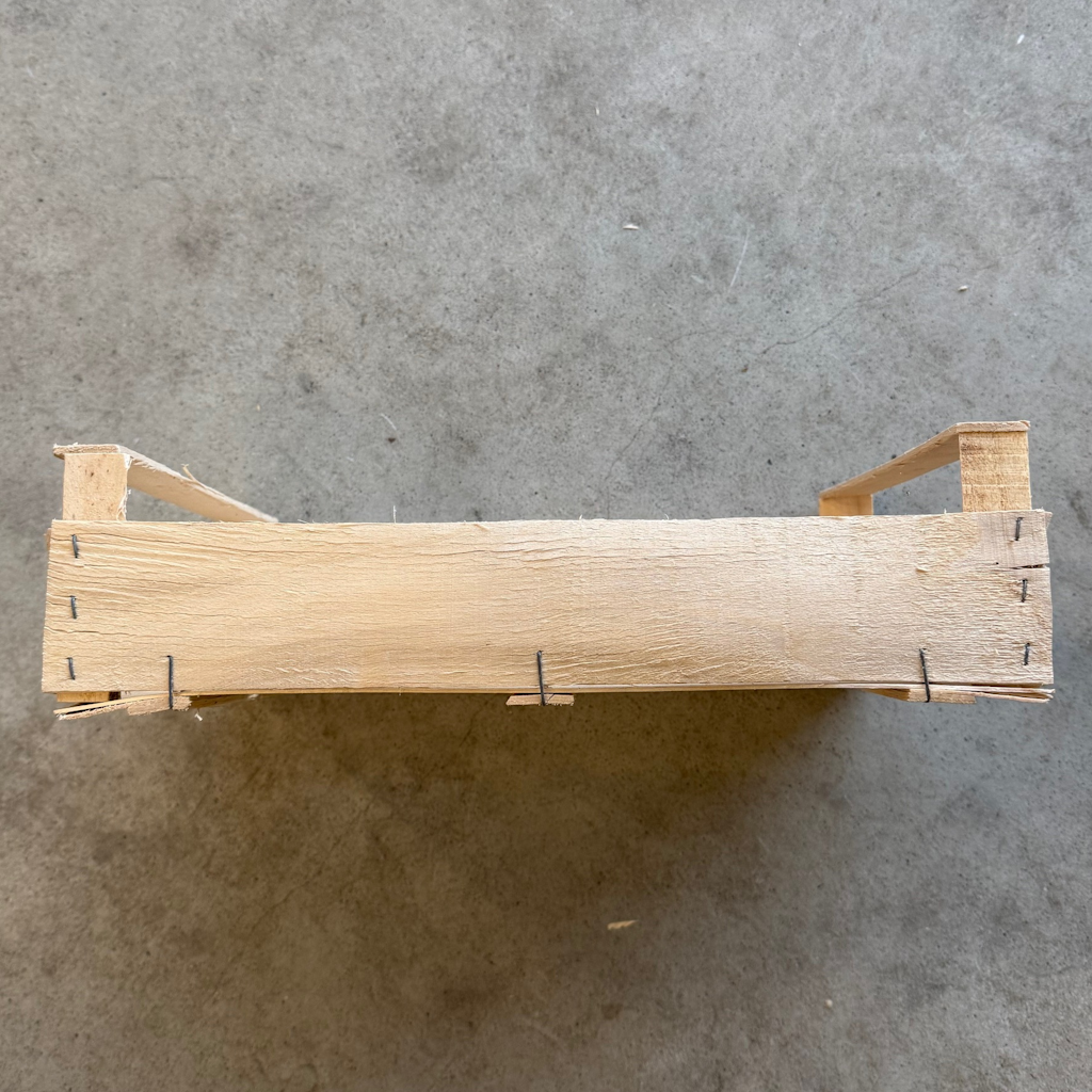 Présentation du colisage reçu pour le produit Plateau Bois 40x30 C70 H100 TIFS Tête italienne