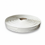 Présentation du produit Etq Drapeau Papier Neutre Blanche 38x146mm Thermique Extérieur sur fond neutre