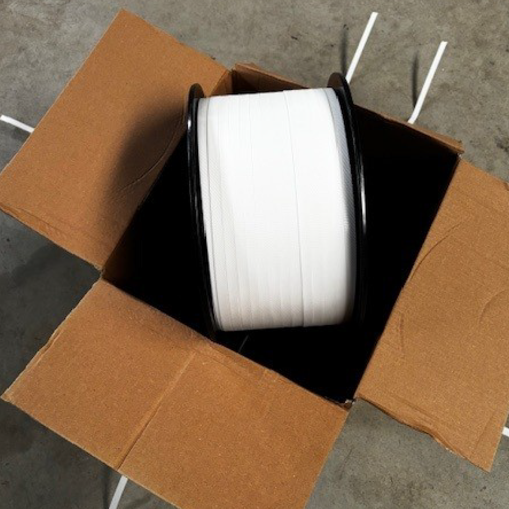 Démonstration de l'utilisation du produit Feuillard 12x0.60 Manuel Mandrin diam. 25mm joues plastiques dans la vie de tout les jours