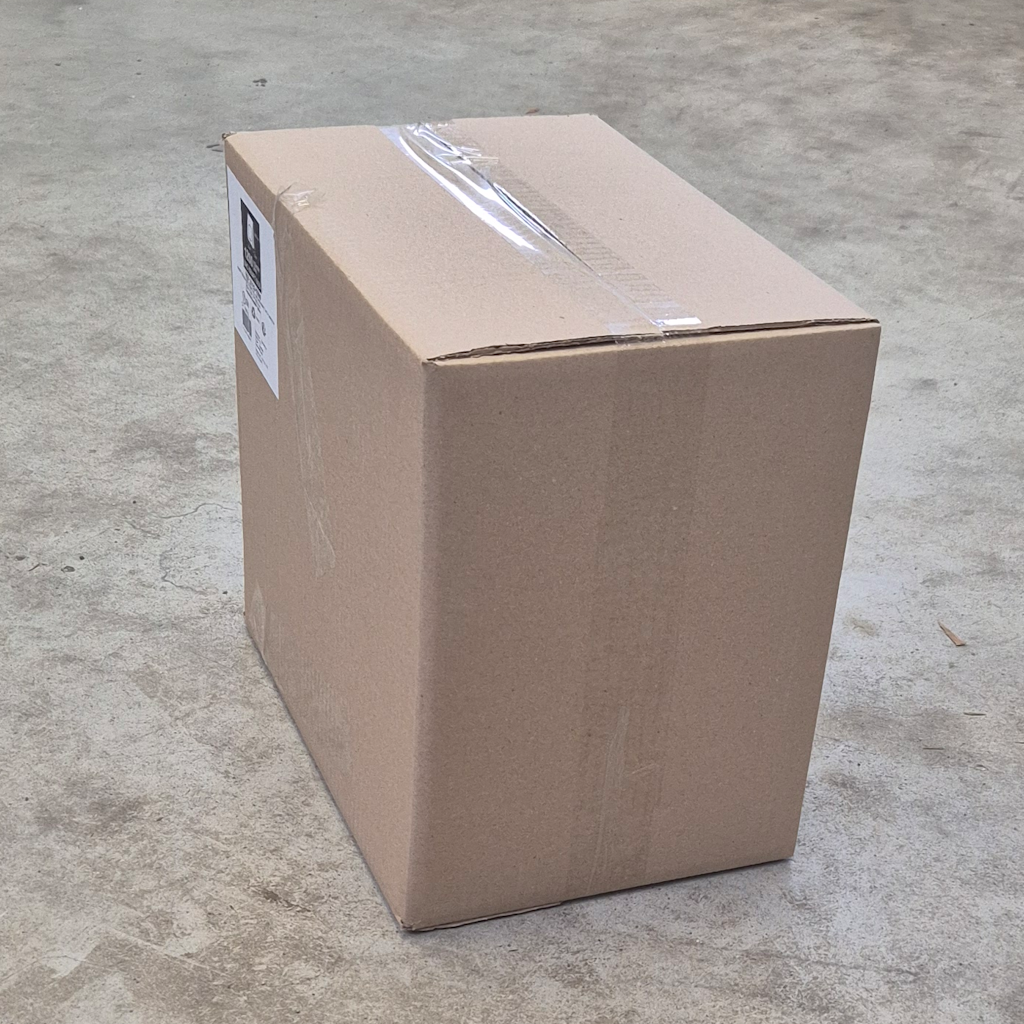 Présentation du colisage reçu pour le produit Sac SOS Kraft Brun sans fenêtre (500g)