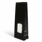 Présentation du produit Sac SOS Noir Vergé avec fenêtre (500g) sur fond neutre