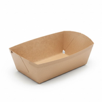 Présentation du produit Barquette Carton WK Kraft/Kraft H60 (500g) sur fond neutre