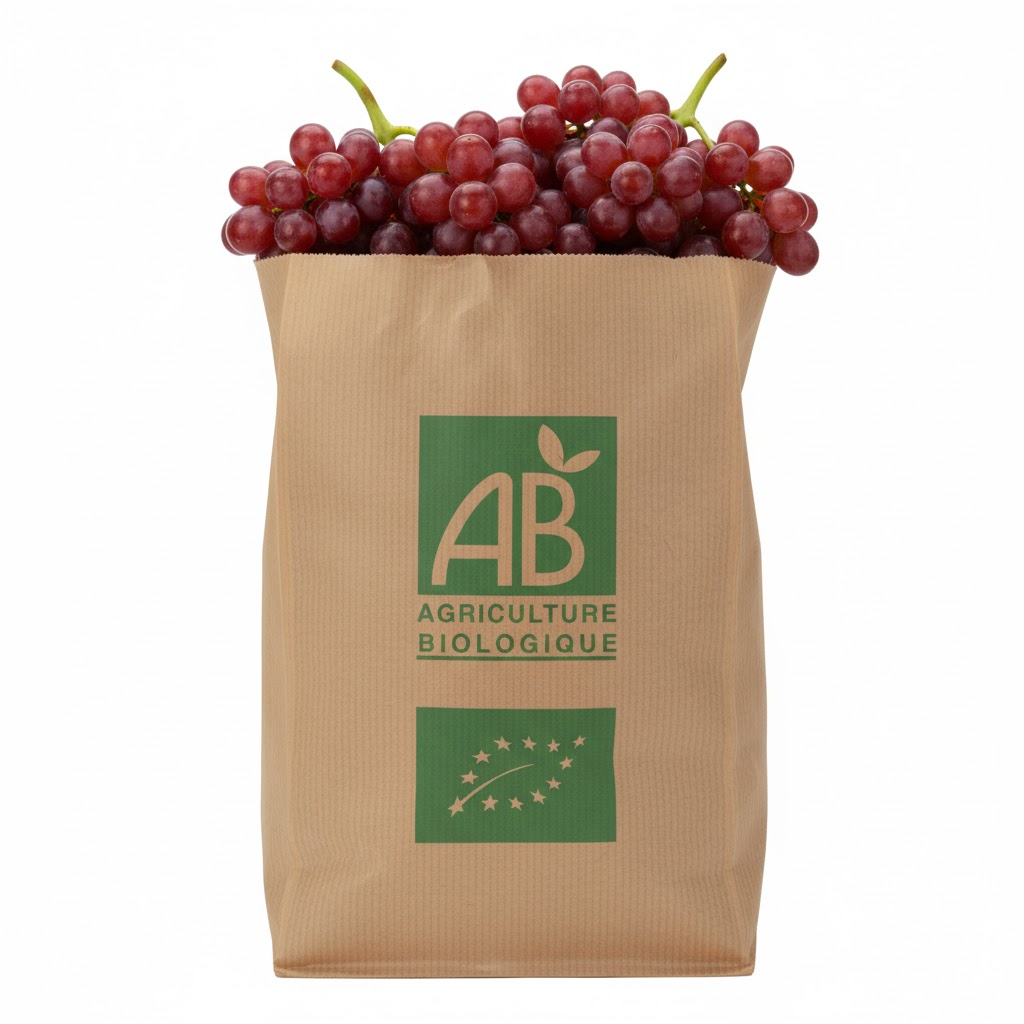 Démonstration de l'utilisation du produit Sac Papier Kraft Brun AB 20+6x31cm (2kg) Impression AB sur fond neutre