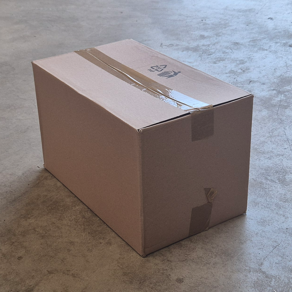 Présentation du colisage reçu pour le produit Sac Papier Kraft Brun AB 20+6x31cm (2kg) Impression AB