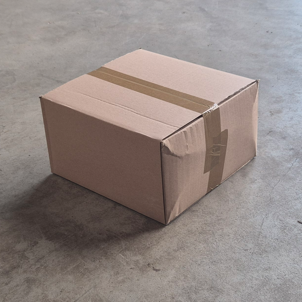 Présentation du colisage reçu pour le produit Sac Papier Kraft Brun 14+9x21cm (500g) Sans Impression