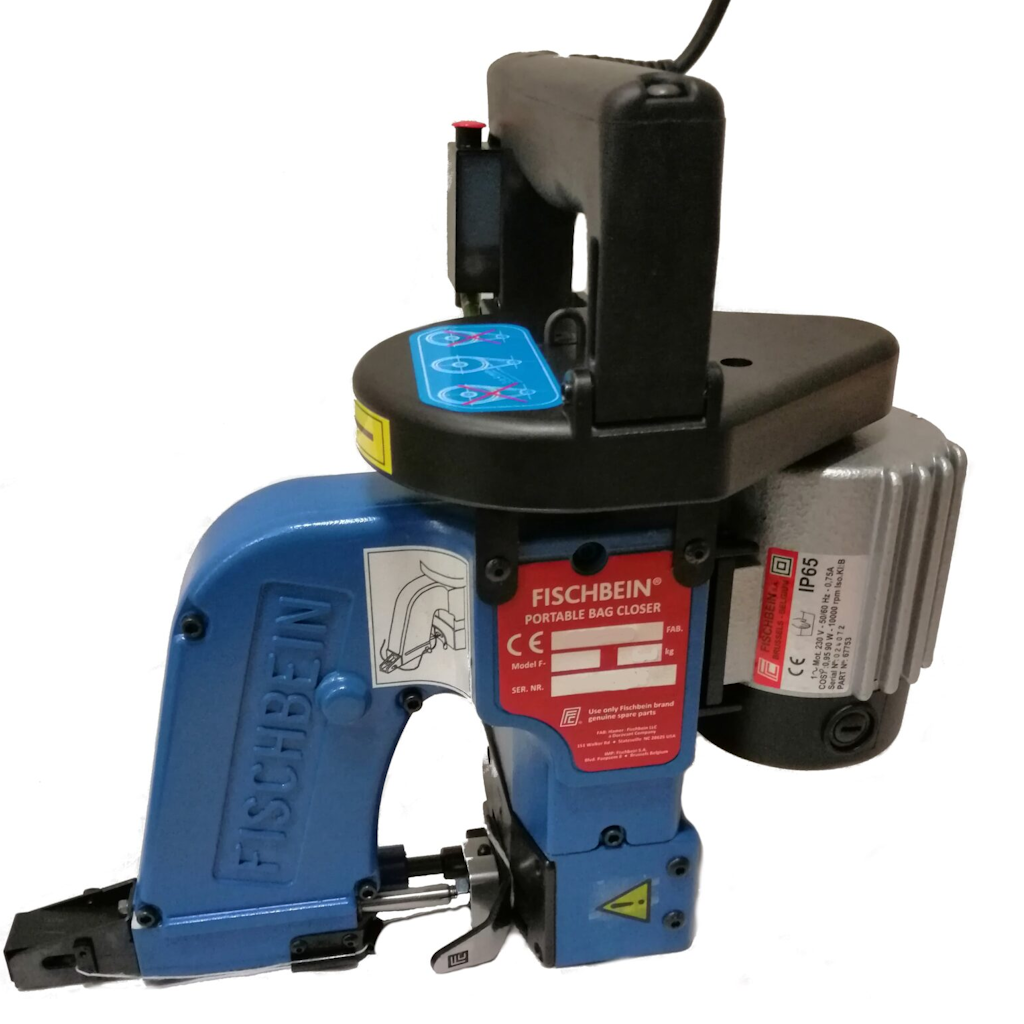 Présentation du produit Couseuse Portative "F" sur fond neutre