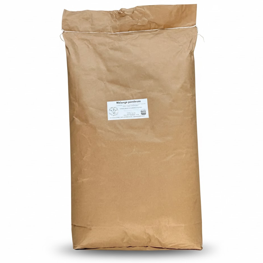 Démonstration de l'utilisation du produit Sac Papier 25kg Ecru/Brun Gueule Ouverte sur fond neutre