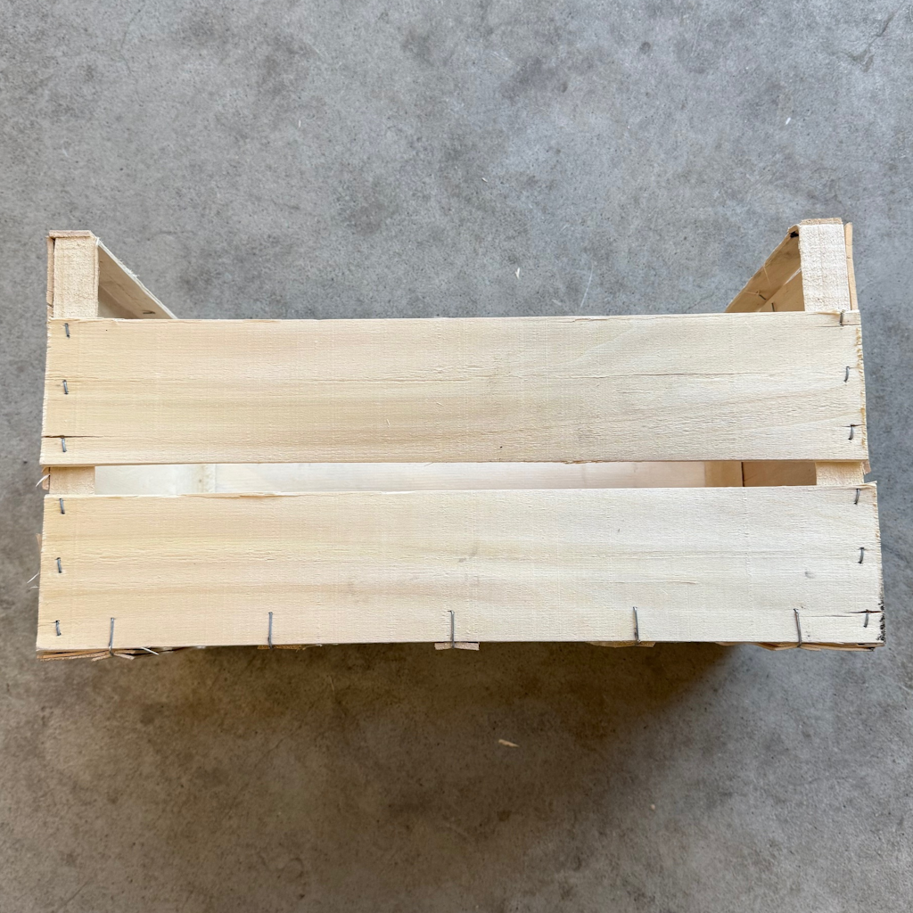 Présentation du colisage reçu pour le produit Plateau Bois 50x30 C220 H255