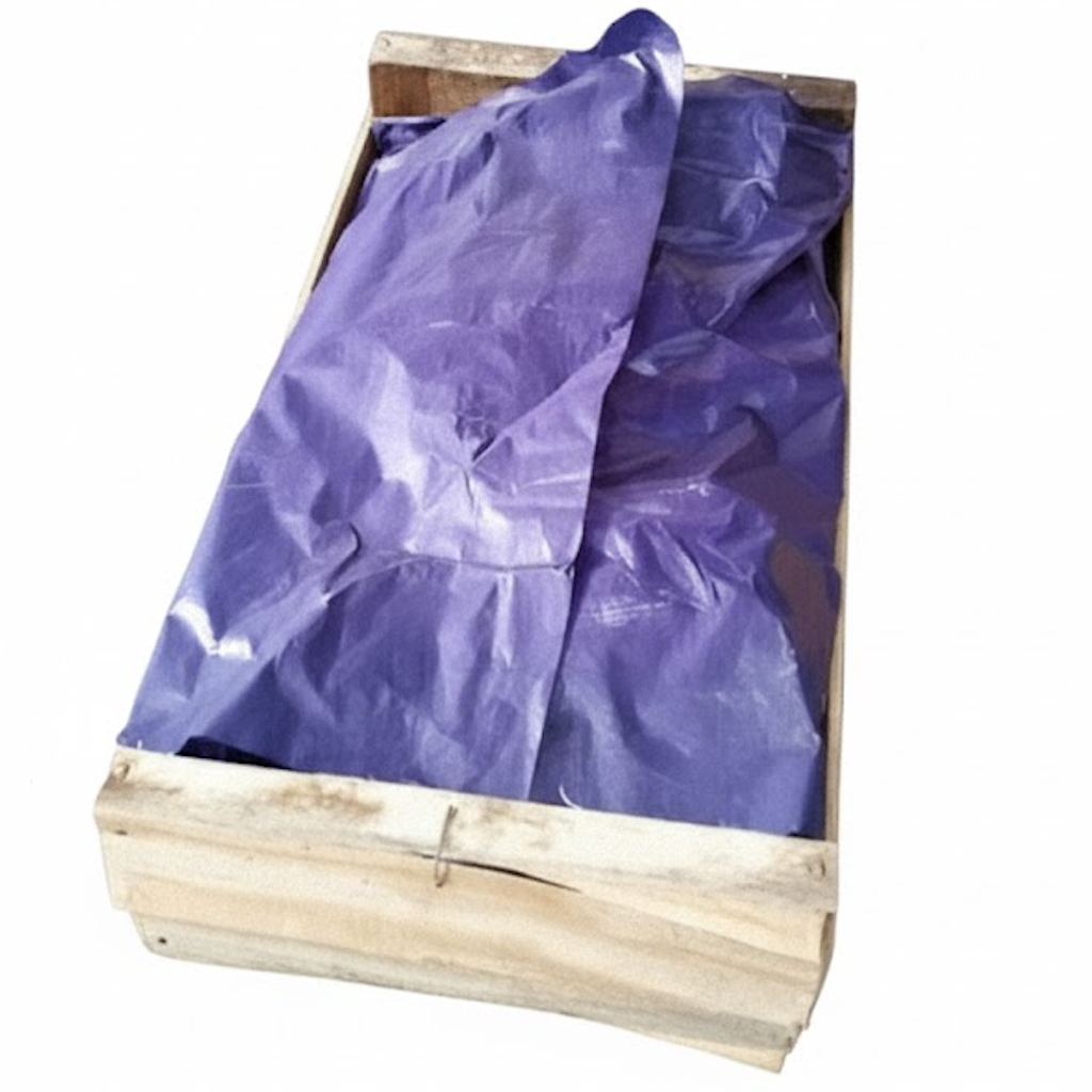 Démonstration de l'utilisation du produit Format en croix paraffiné 1000x1060 pour 50x30 endive sur fond neutre