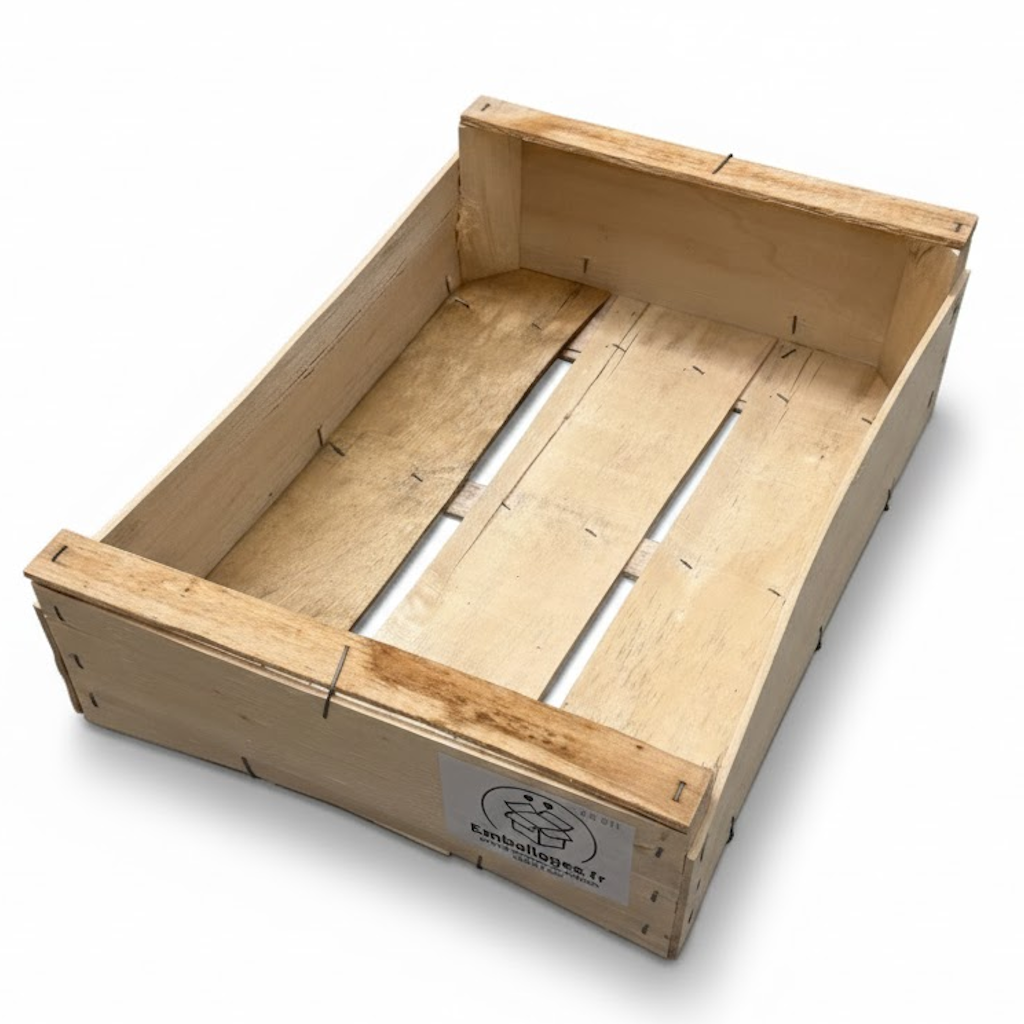 Présentation du produit Plateau Bois 40x30 C80 H100 sur fond neutre