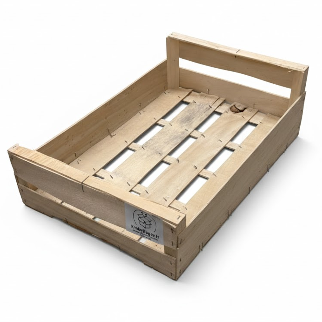 Présentation du produit Plateau Bois 60x40 C90 H145 sur fond neutre