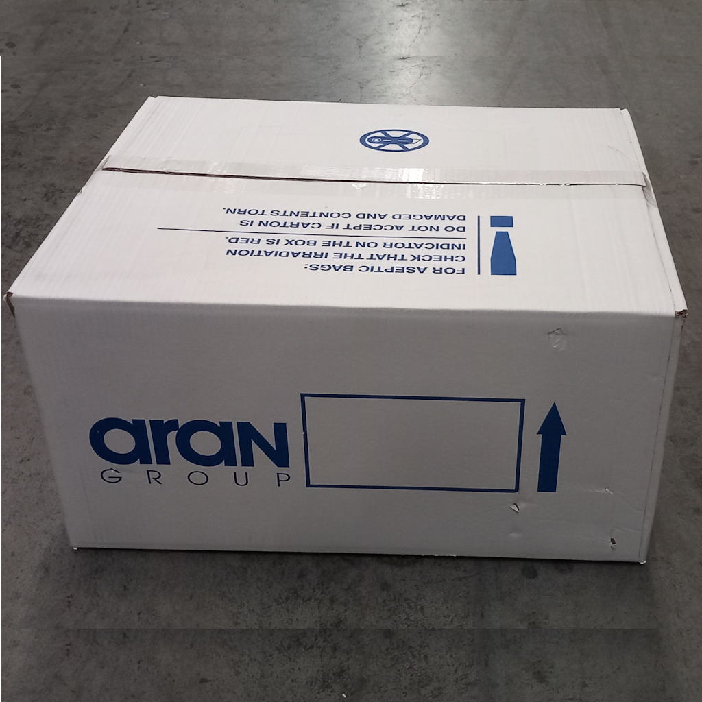 Présentation du colisage reçu pour le produit Poches Métal 1000L / 1 robinet centre