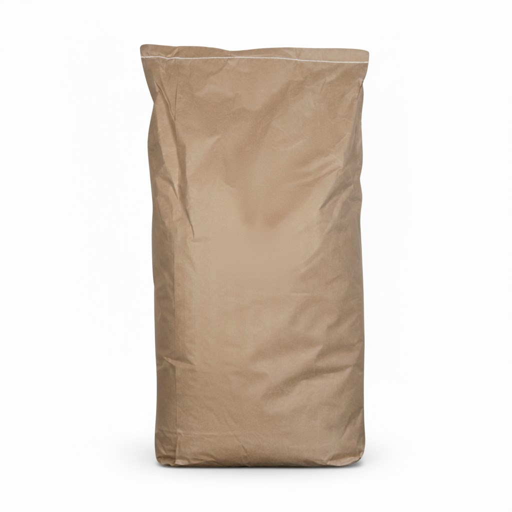 Démonstration de l'utilisation du produit Sac Papier 15kg Ecru/Brun Gueule Ouverte sur fond neutre