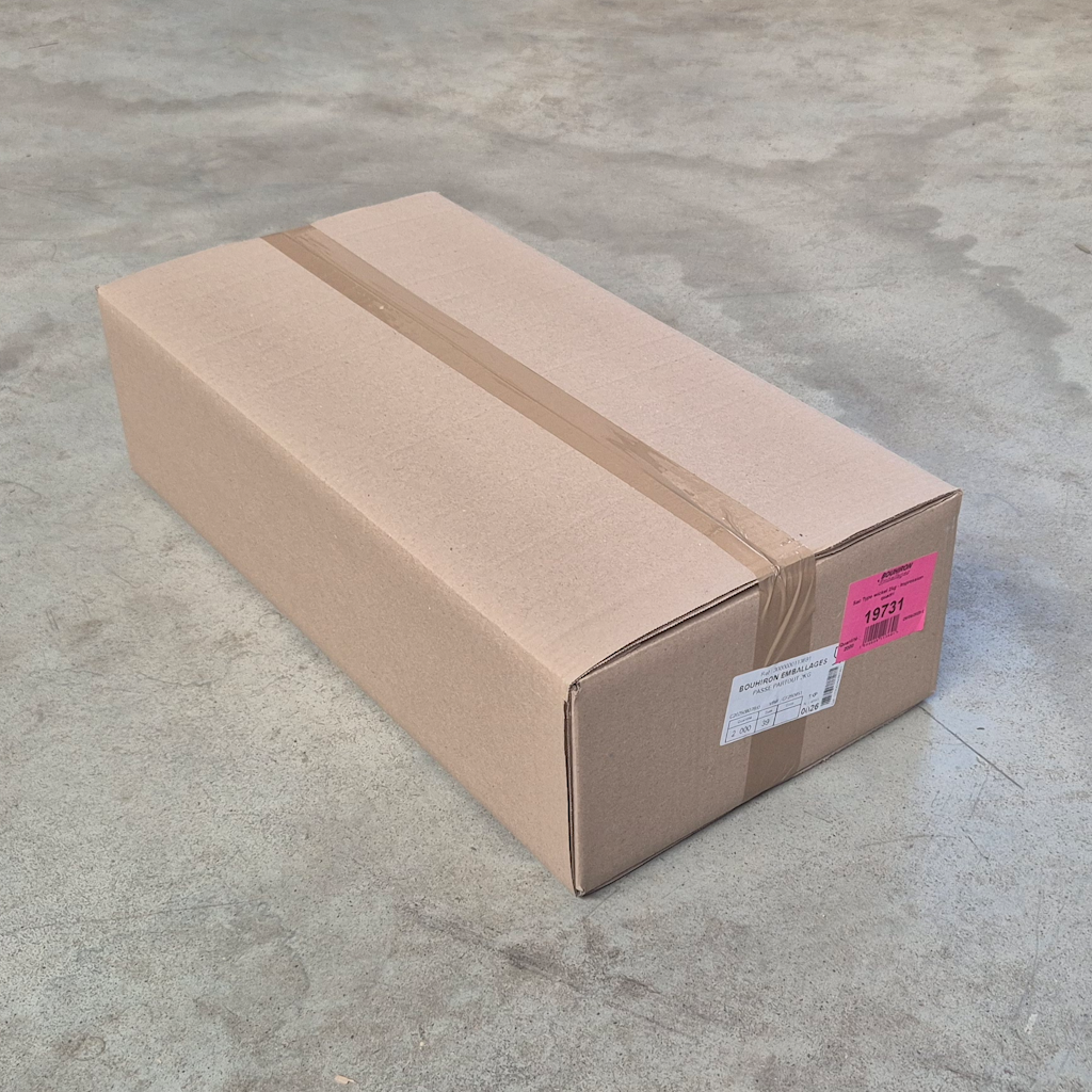 Présentation du colisage reçu pour le produit Sac Type wicket 2kg - Impression quadri