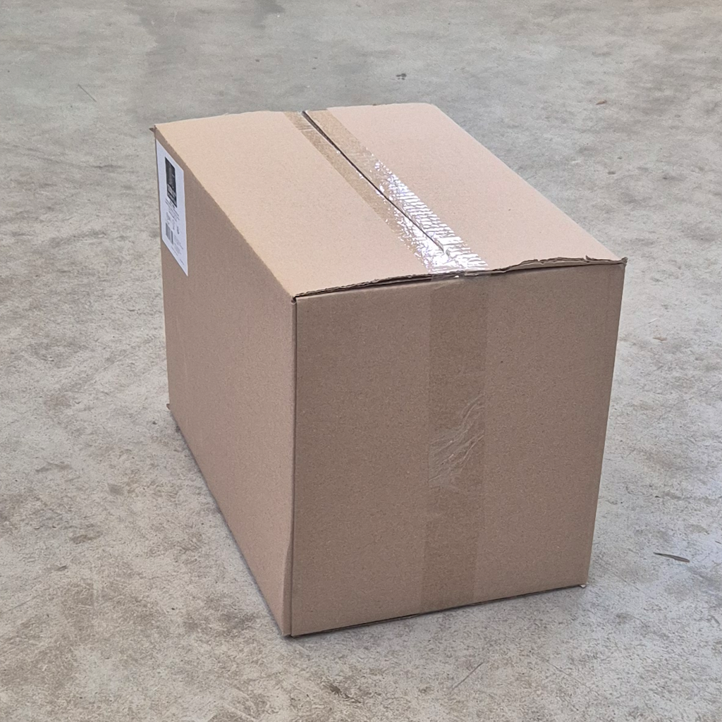 Présentation du colisage reçu pour le produit Sac SOS Kraft avec fenêtre XL double PP 250ml (500g)