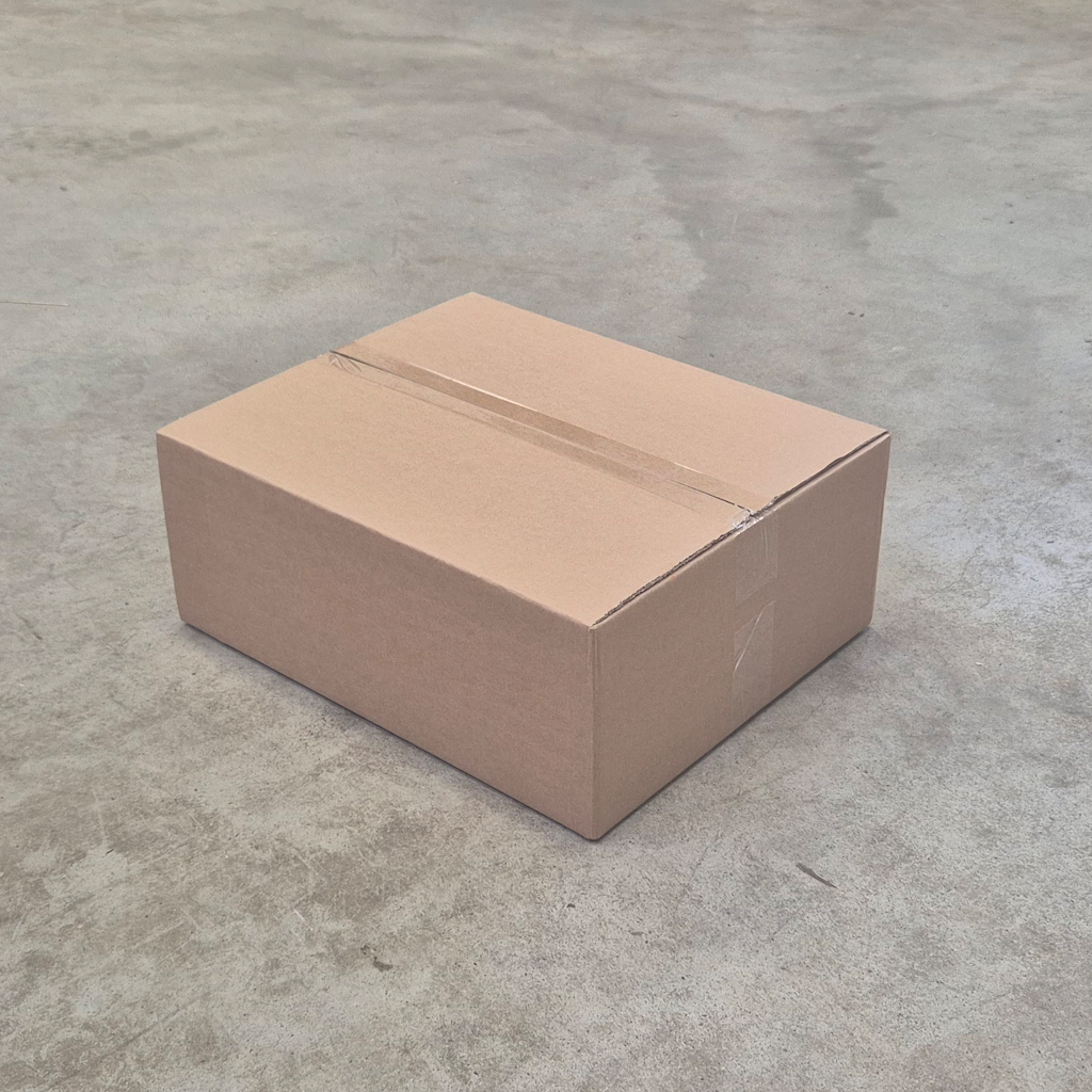 Présentation du colisage reçu pour le produit Sac Papier Kraft Brun 20+6x31cm (2kg) Impression fruits et légumes