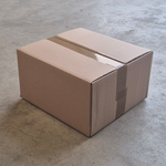 Présentation du colisage reçu pour le produit Sac Papier Kraft Brun AB 14+9x21cm (500g) Impression AB