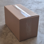 Présentation du colisage reçu pour le produit Sac Papier Kraft Brun AB 17+6x26cm (1kg) Impression AB