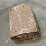 Photo d'un paquet de 125 Photo d'un sacs écorné papier kraft brun 2 feuilles numéro 14 dimensions 290x425mm