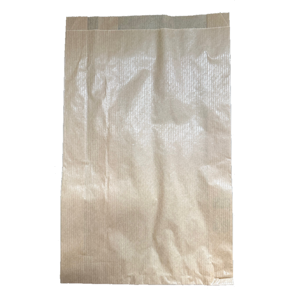 Présentation du produit Sac Papier Kraft Brun 20+6x31cm (2kg) Sans Impression sur fond neutre