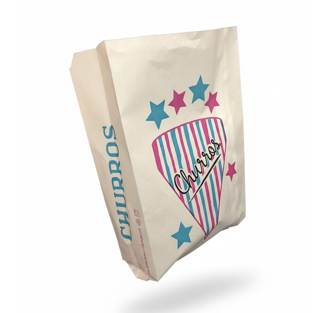 Présentation du produit Sac à Chichis Impression "Chichis/Churros" sur fond neutre