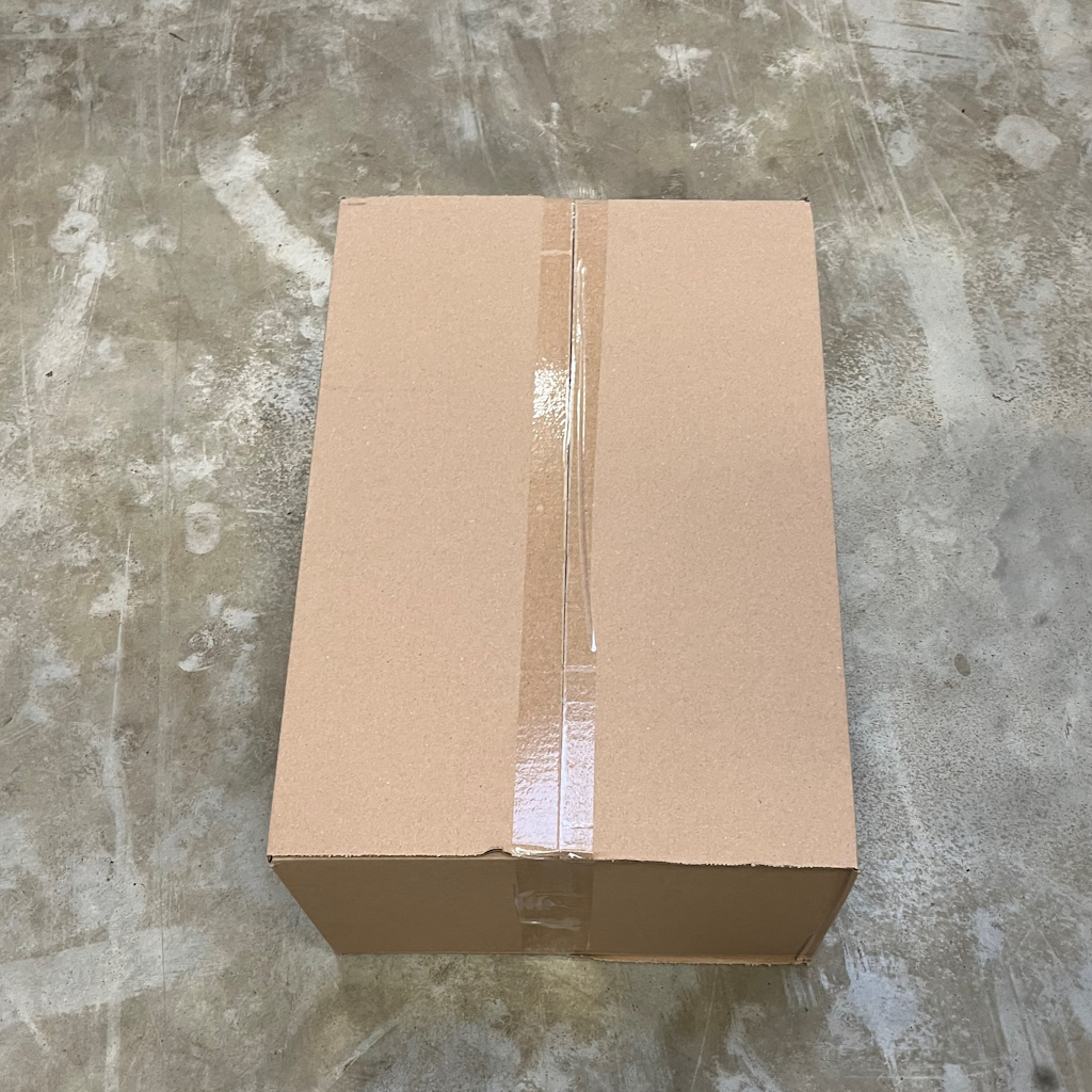 Présentation du colisage reçu pour le produit Barquette Carton Vert/Blanc 250g - Sans Impression