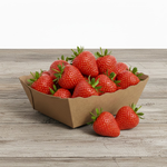 Démonstration de l'utilisation du produit Barquette Carton Kraft Naturel 250g - Sans Impression dans la vie de tout les jours