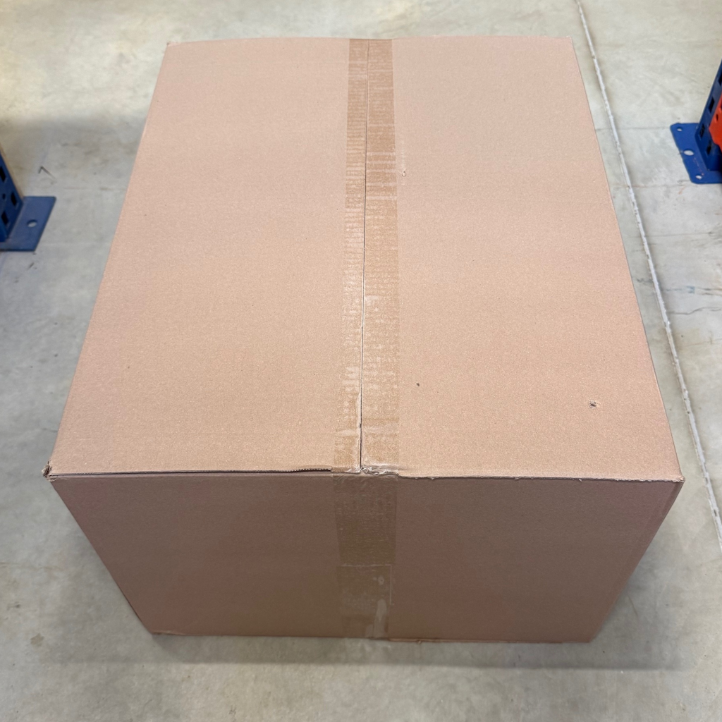 Présentation du colisage reçu pour le produit Barquette Carton Kraft Naturel 1kg - Sans Impression