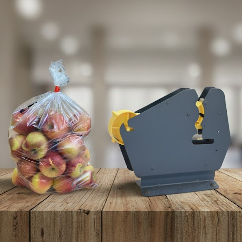 Démonstration de l'utilisation du produit Scelleuse 19mm avec ébarbage sur fond neutre