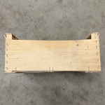 Présentation du colisage reçu pour le produit Plateau Bois 40x30 C132 H160