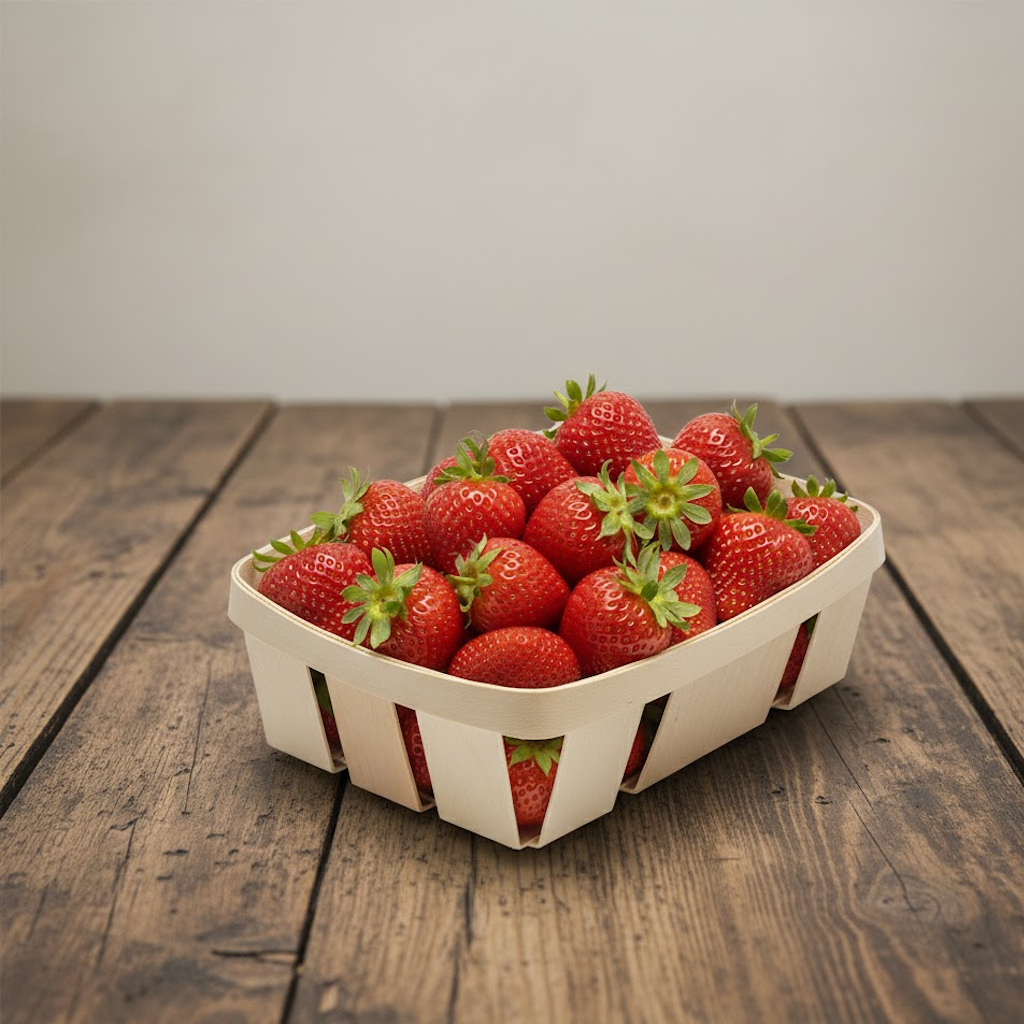 Démonstration de l'utilisation du produit Barquette Bois 235x160x65mm - 1kg dans la vie de tout les jours